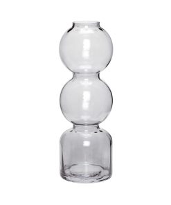 Vase allongé – Verre gris #2