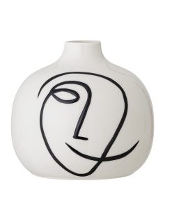 Vase Norma – Visage abstrait M
