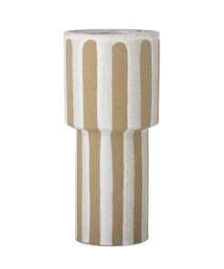 Vase Awah – Beige & Blanc