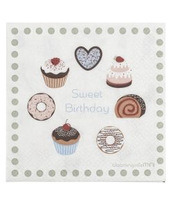 Serviettes – Sweet birthday