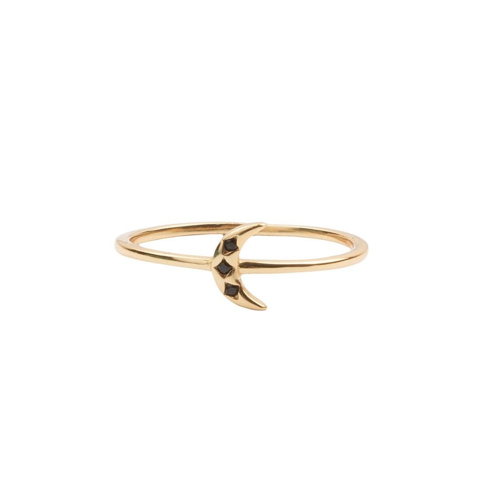 Bague – Lune noir