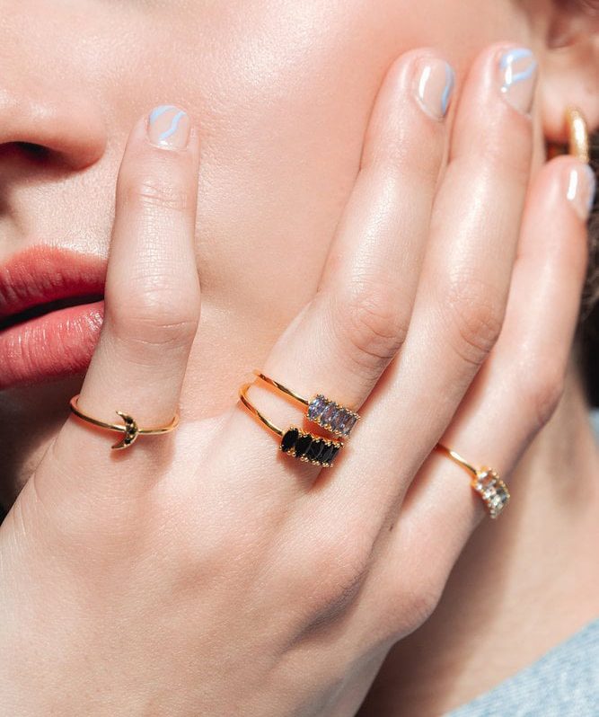 Bague – Lune noir – Image 3