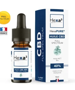 Huile CBD 40% Full Spectrum MCT Bio 10ml – HEXA3