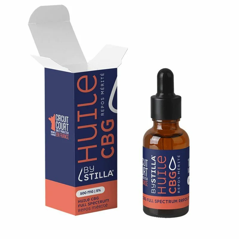 Huile CBG Full Spectrum 15% Repos Mérité 10mL – BY STILLA
