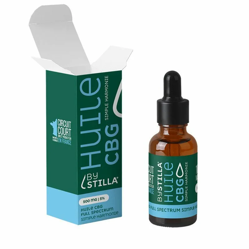 Huile CBG Full Spectrum 05% Simple Harmonie 10mL – BY STILLA