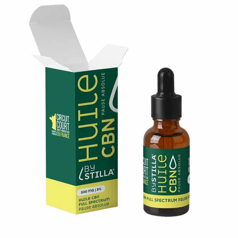 Huile CBN Full Spectrum 05% Pause Absolue 10mL – BY STILLA