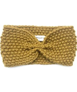 Bandeau en laine – Ocre