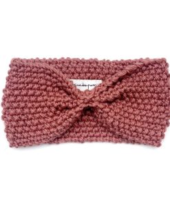 Bandeau en laine – Rose