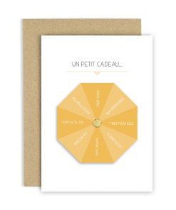 Carte roue – Un petit cadeau