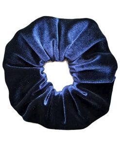 Chouchou velours – Saphir