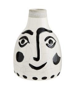 Vase visage – Noir & Blanc M