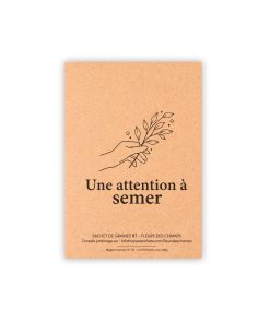 Sachet de graines – Une attention à semer