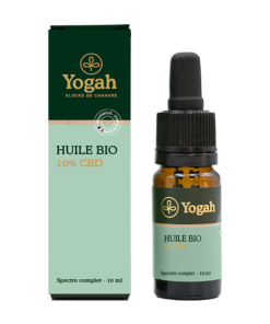Huile CBD 10% Bio 10mL – YOGAH
