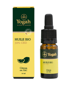 Huile CBD Bio 30% Citron 10mL – YOGAH
