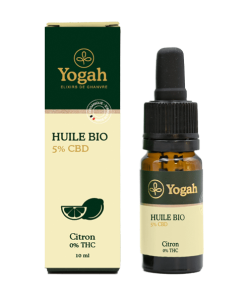 Huile CBD Bio 05% Citron 10mL – YOGAH
