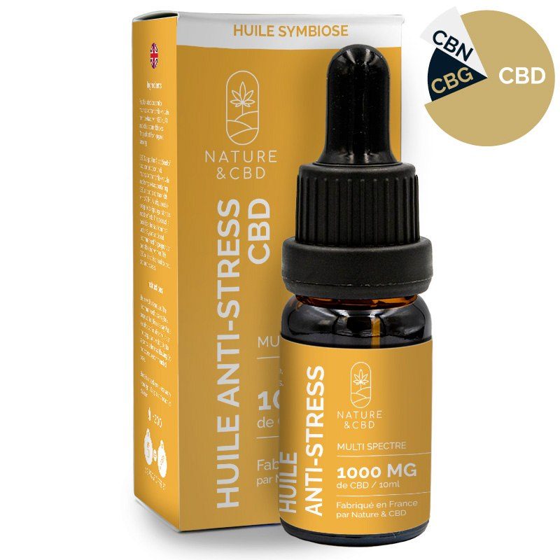 Huile CBD 10% Anti-Stress Symbiose 10mL – NATURE & CBD
