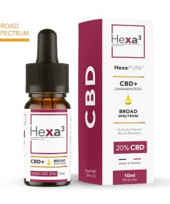 Huile CBD 20% Broad Spectrum Bio 10ml – HEXA3