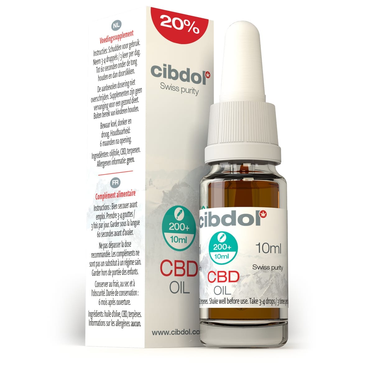 Huile au CBD 20% – CIBDOL
