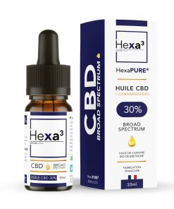 Huile CBD 30% Broad Spectrum Bio 10ml – HEXA3