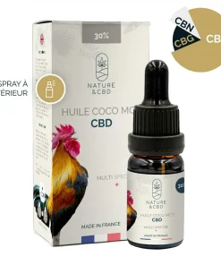 Huile CBD Coco MCT 30% 10mL – NATURE & CBD