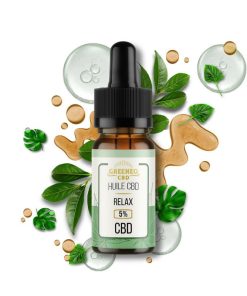 Huile CBD 05% Relax 10mL – GREENEO