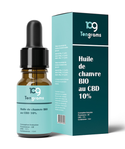 Huile CBD 10% au Chanvre Bio 10mL – TENGRAMS
