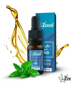 Huile CBD 05% Menthe Fraîche 10mL – ZENSEI