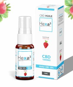 Huile MCT CBD 10% Fraise 10ml Spray – HEXA3