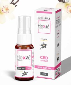 Huile MCT CBD 15% Vanille 10ml – Spray – HEXA3