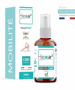 Huile de Chanvre Bio CBD 15% Full Spectrum Mobilité 30ml – HEXA3
