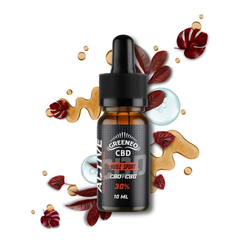 Huile CBD CBG 30% Sport 10mL – GREENEO