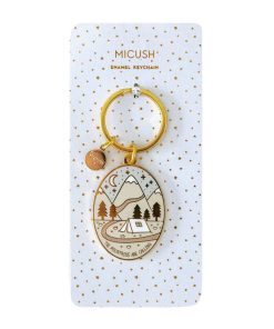 Porte-clés émaillé – Mountains