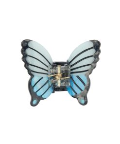 Pince à cheveux – Papillon mini bleu