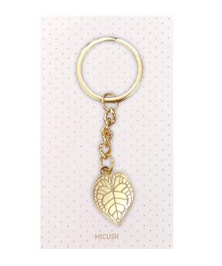 Porte-clés émaillé – Plante Anthurium