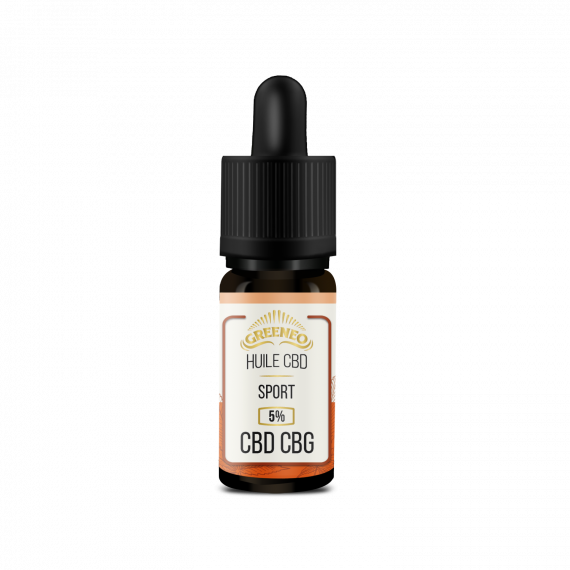 Huile CBD CBG 05% Sport 10mL – GREENEO – Image 2