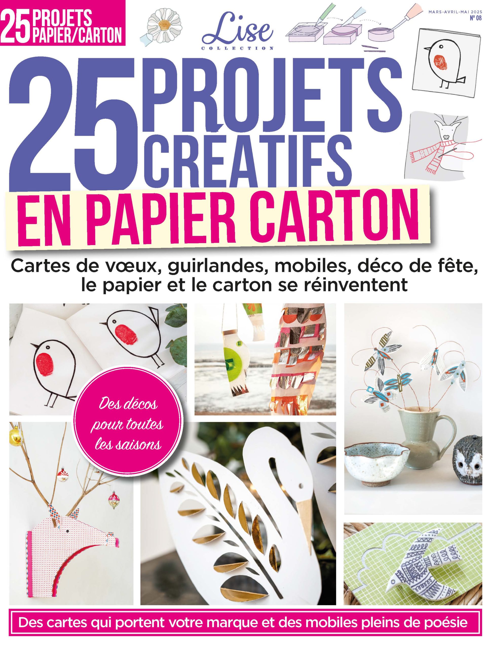 Projets créatifs en papier carton – Version numérique